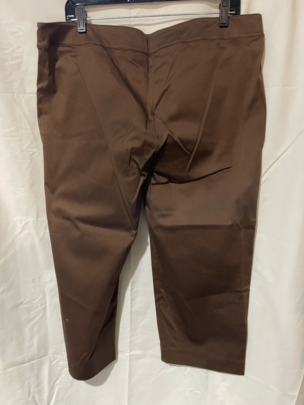 Alberto Makali Women’s Brown Cropped Pants with Rope Waist Detail Size 14 - Picture 6 of 9